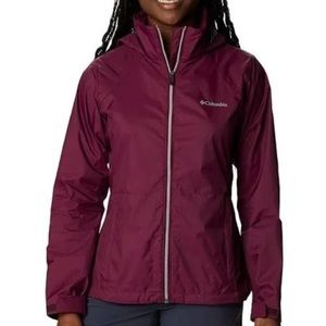 NWT Columbia Women’s Switchback III Waterproof Hooded Jacket Marionberry Size XS